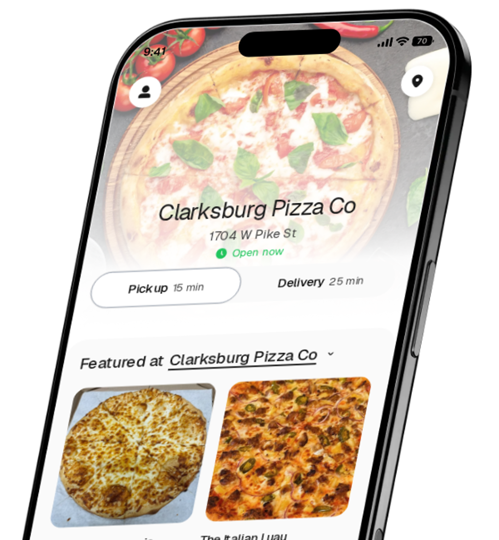 Clarksburg Pizza Co app preview