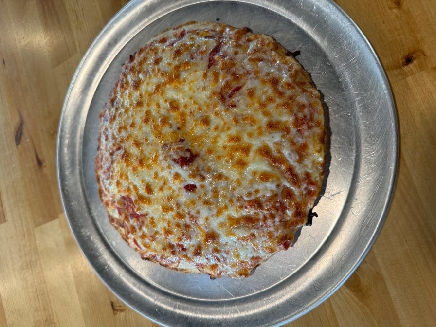 9" personal Scillian Pizza.